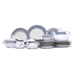 45Pcs Dinner Set Blue Sapphire