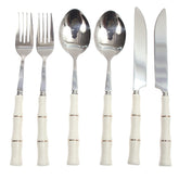 6Pcs Cutlery Set Silver 8 X 3 Inch At-06