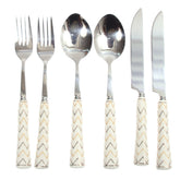 6Pcs Cutlery Set Silver 8 X 3 Inch At-14