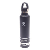 Hydro Flask 24oz Standard Mouth Bottle – Black | Insulated Stainless Steel Water Bottle