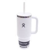 Hydro Flask 40oz All Around Travel Tumbler – White | Insulated Mug with Handle & Straw Lid
