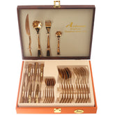Autumn 24Pcs Cutlery Set DA185 Gold