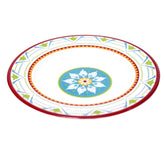 Festive Red Melamine Deep Plate