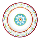 Festive Red Melamine Deep Plate
