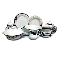 45pcs Dark Blue Dinner set