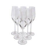 6Pcs L.Stem Sante Flute .210ml.1026F07E - Habitt