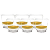 6PCS MOSAICO TUMBLER SET 68579M - Habitt