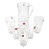 Fluente 7PC Water Set Crystal 732610 - Habitt