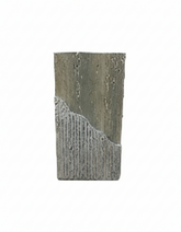 VASE SQUARE WITH ARCH 12X6X3