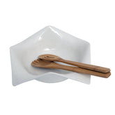 Salad Bowl with Wooden Spoons