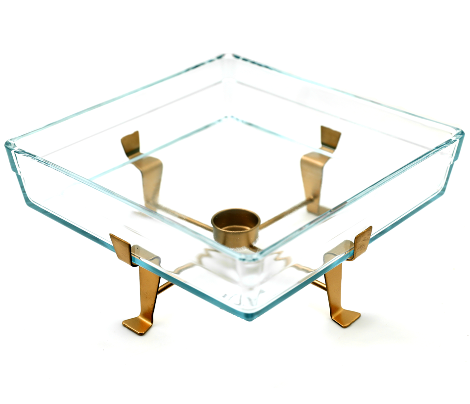 Ethnic Square Glass Dish small