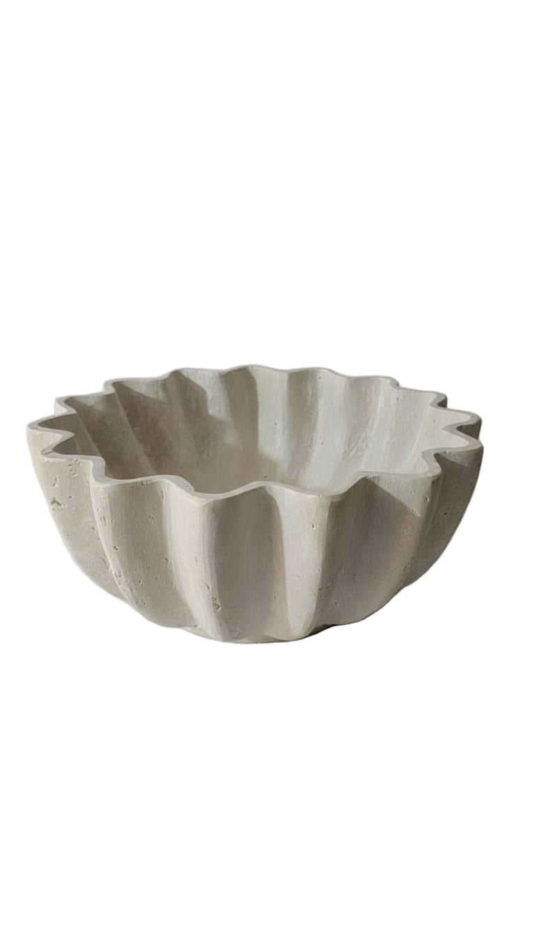 Lotus Bowl Travertine