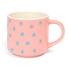 Mug Aesthetic – Blue, Yellow & Pink (400 ml)