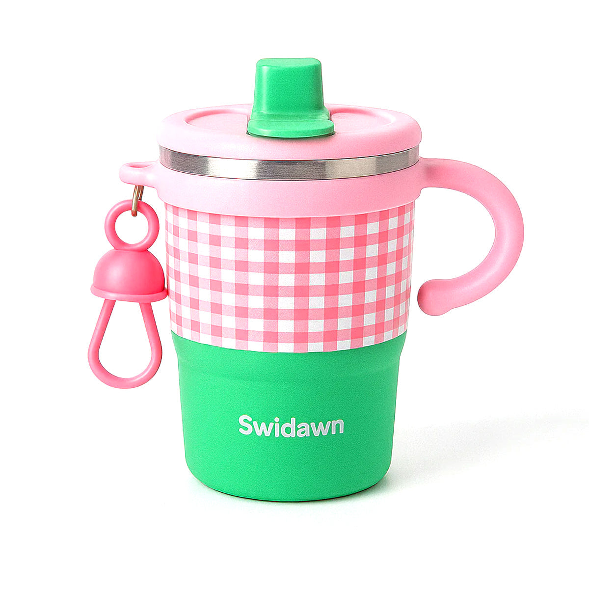 Stainless Steel Tumbler – Check Style (600ml)