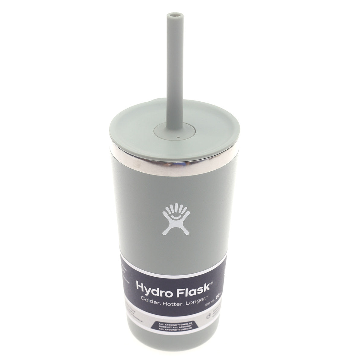 Hydro Flask 20oz All Around Tumbler – Agave | Insulated Stainless Steel Tumbler with Press-In Lid & Straw