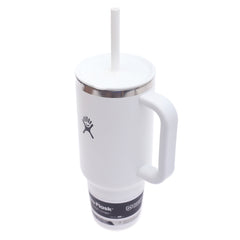 Hydro Flask 40oz All Around Travel Tumbler – White | Insulated Mug with Handle & Straw Lid