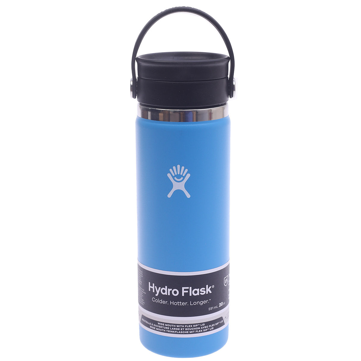 Hydro Flask 20oz Wide Mouth Bottle – Pacific | Insulated Water Bottle with Flex Sip™ Lid