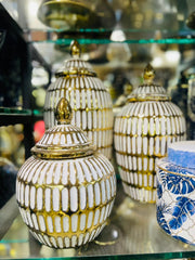 Exquisite Ceramic Urn 3Pcs set