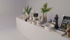 BOWL WITH LEG AND RING 10X10X4