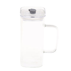 Square Straw Mug – With Plastic Lid