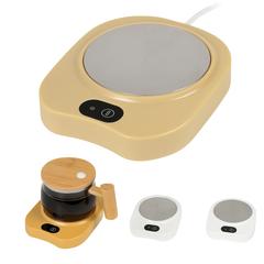 Electric Cup Warmer – Coffee & Tea Mug Heating Plate with Touch Control (Assorted Colors)
