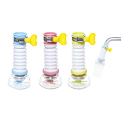 1 pc Adjustable Faucet Shower Head with Flexible Hose – Assorted Colors, 360° Rotating Water Saver Sprayer