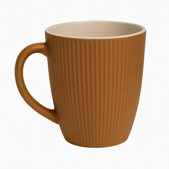 1 pc Ceramic Mug 380ml – Brown, Beige, Light Beige & Purple Variants