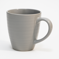 1pc Ceramic Mug 350ml – Color Variants in Blue, Grey, Yellow, Pink, White & Green – Durable Coffee & Tea Cups