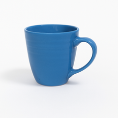 1pc Ceramic Mug 350ml – Color Variants in Blue, Grey, Yellow, Pink, White & Green – Durable Coffee & Tea Cups