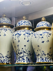CERAMIC URNS BLUE