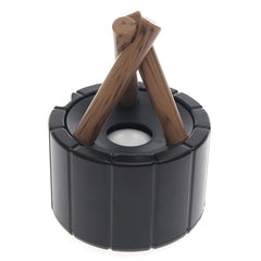 Bonfire Flame Effect Humidifier – USB Rechargeable with Remote Control