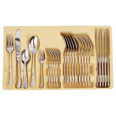 SAFLON 30PCS CUTLERY SET 054 SILVER 936