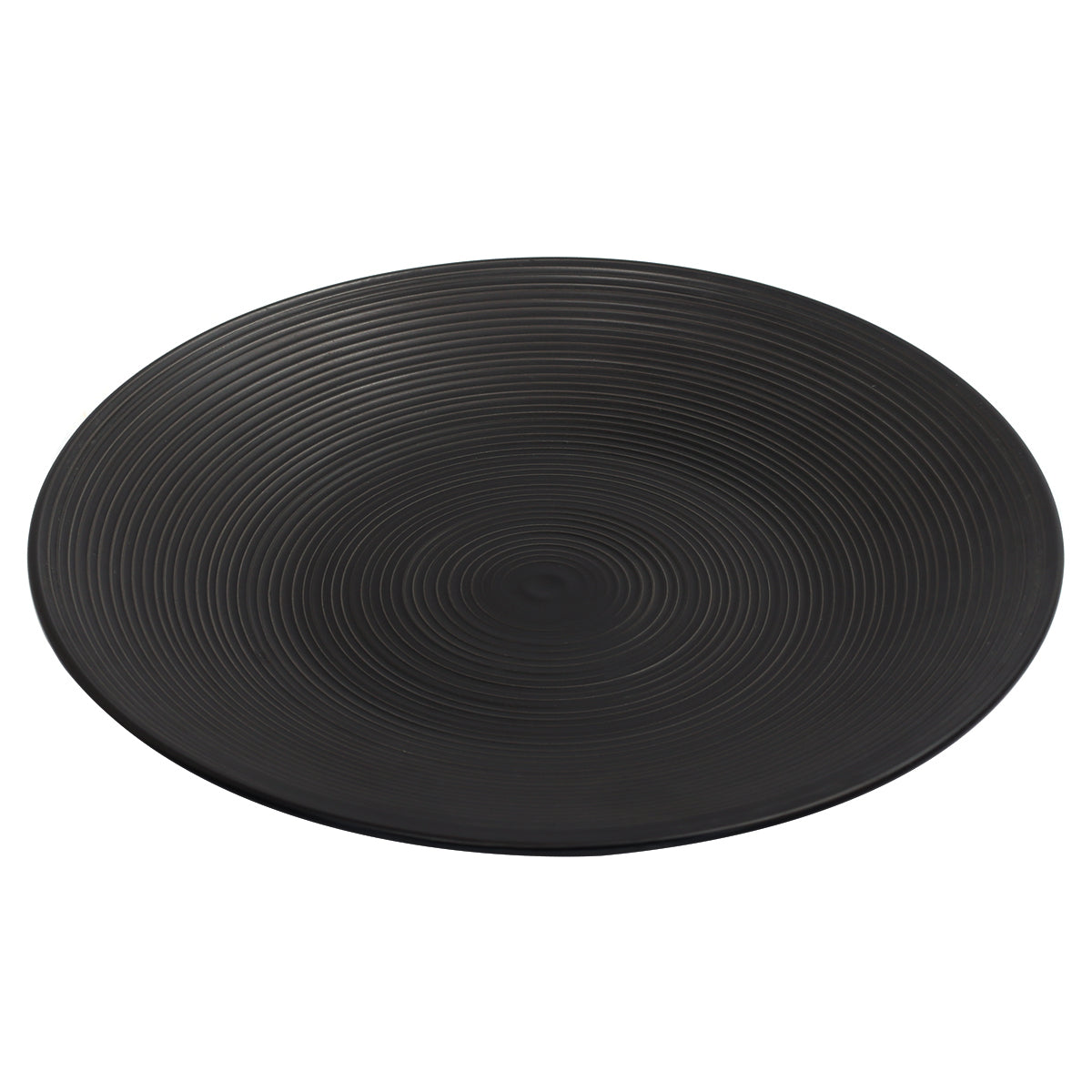RICE PLATE BLACK LINE 10.5INCH 14499-6
