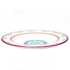 Festive Red Melamine Deep Plate