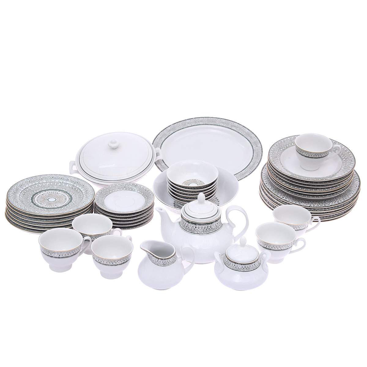 45Pcs Dinner Set Hazel Texture