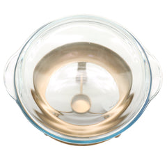 Ethnic Oval Glass Dish with lid