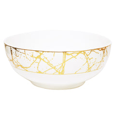 Embossed Soup Set 14Pcs White