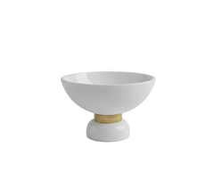 DOUBLE BOWL WITH BRASS