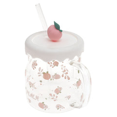 Fruit Mug – Transparent with Fun Fruit Design & Lid