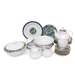 45Pcs Dinner Set (Peacock Floral)