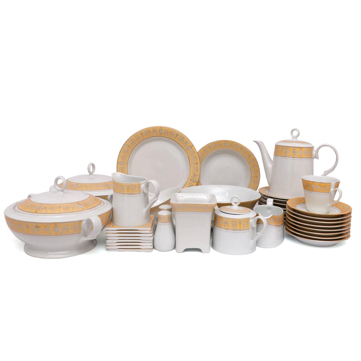 Acassia Creame mix Dinner Set