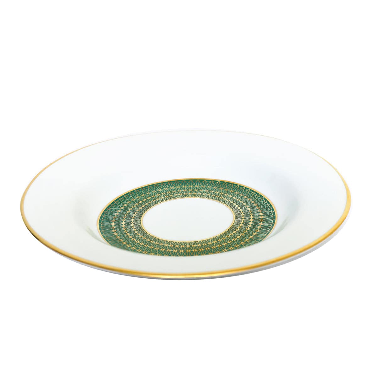 Deep Plate Arch Aqua Green