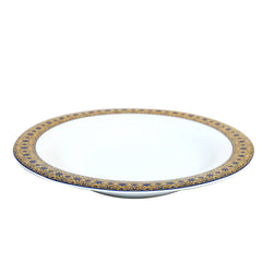 Deep Plate Gold Jaal Blue