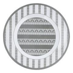 Zig Zag Quarter Plate Melamine