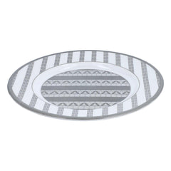 Zig Zag Quarter Plate Melamine