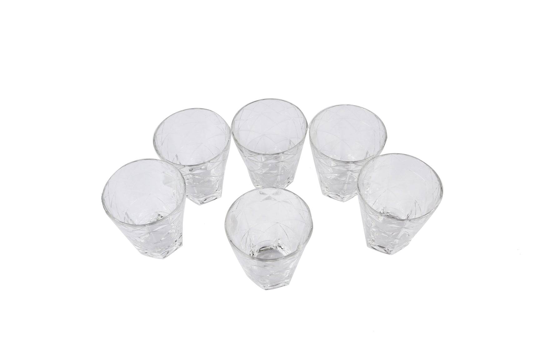 6PCS CARRE TUMBLER SET 28CL 63830EM - Habitt