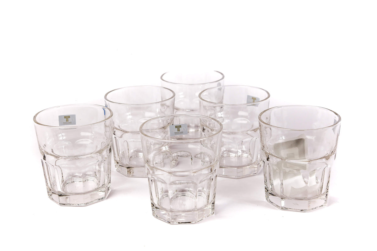 6Pcs Glass Set Centra Rock - Habitt