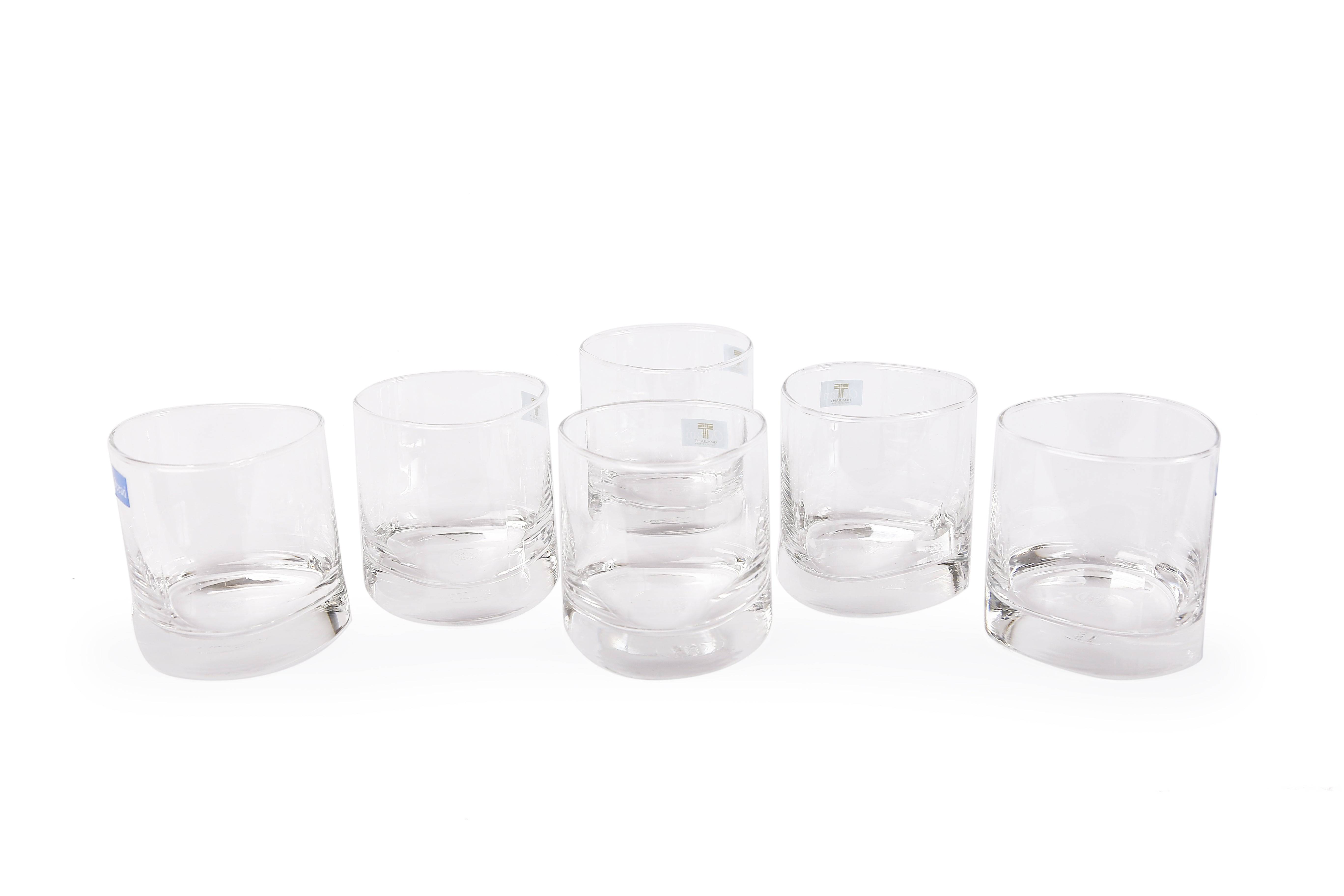 6Pcs Glass Set Trinity Rock (B19811) - Habitt