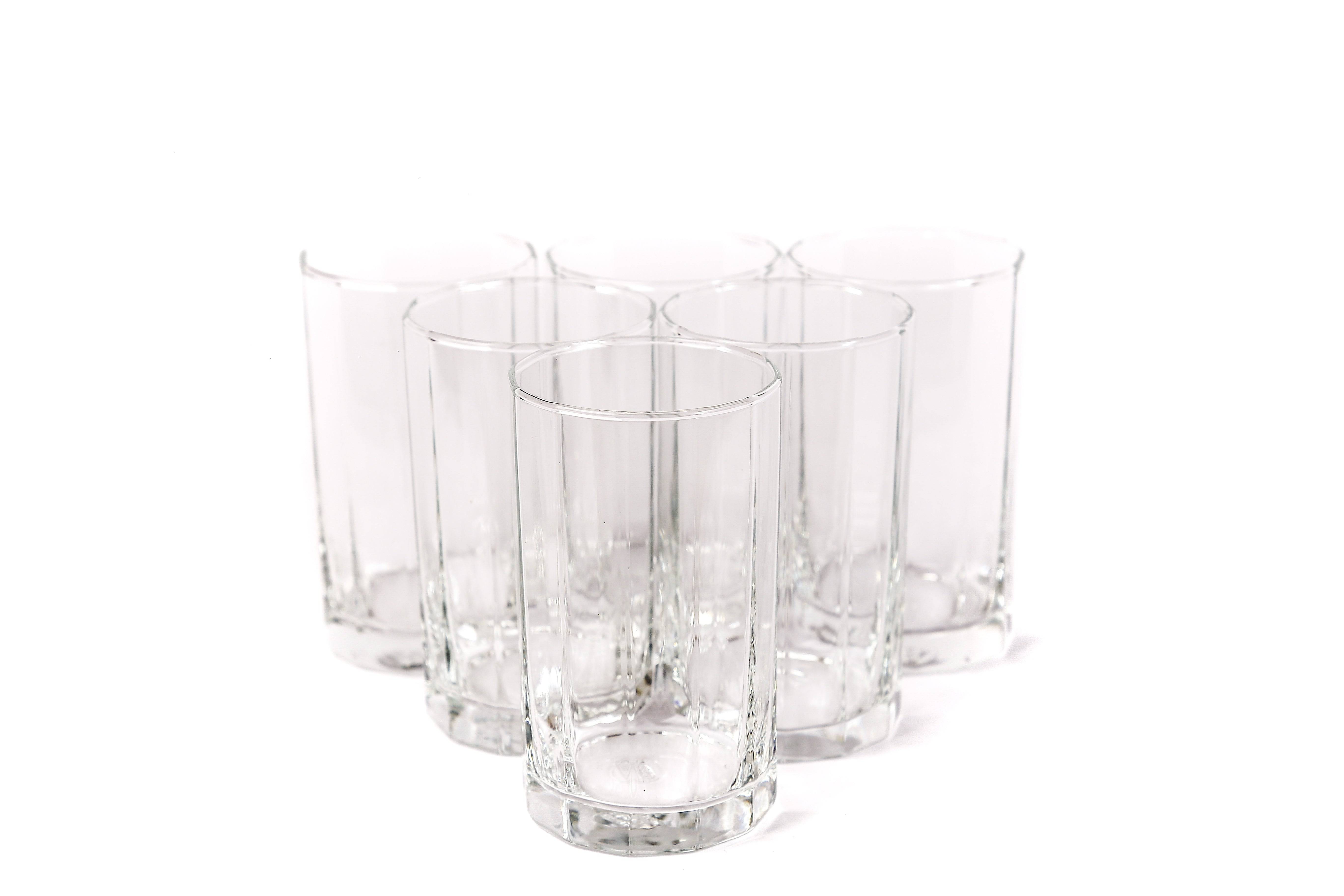 6Pcs Glass Victoria Hi Ball 295ml - Habitt