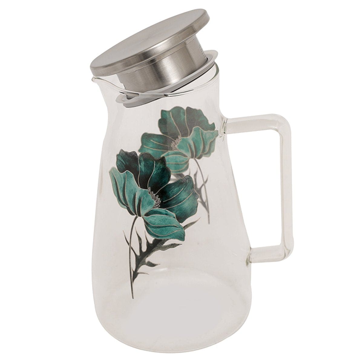 Glass Flower Jug - Habitt
